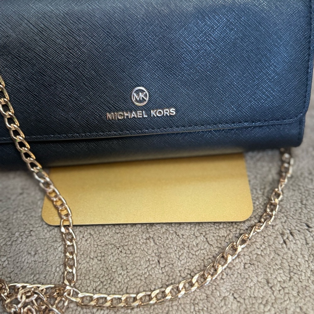 Michael Kors Black Crossbody & or wallet
